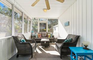 Perfect place to relax and read a good book after a long day at the beach!